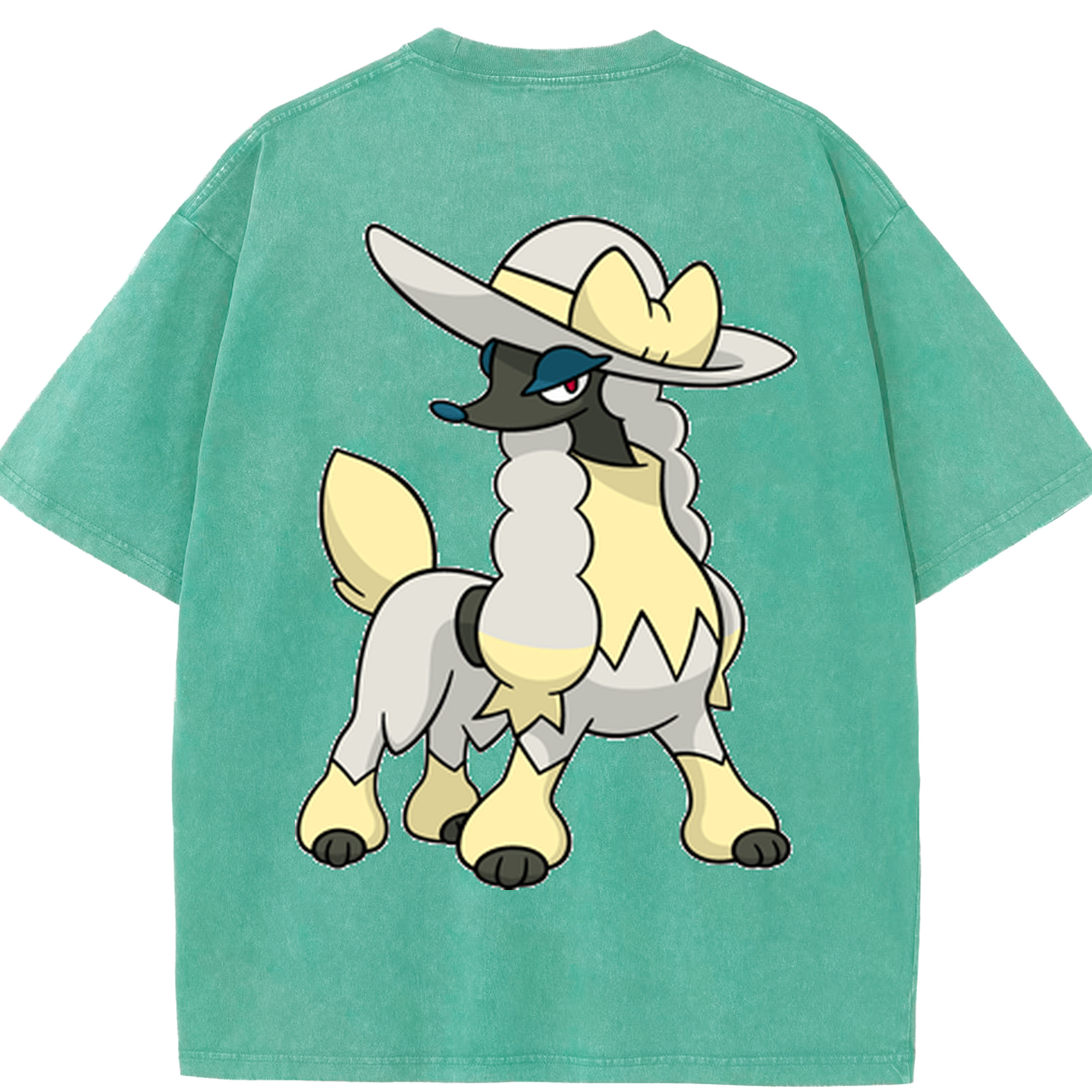 （画像用） ポケットモンスター Pokémon 綿100% ヴィンテージ風 半袖Tシャツ（背面プリント）